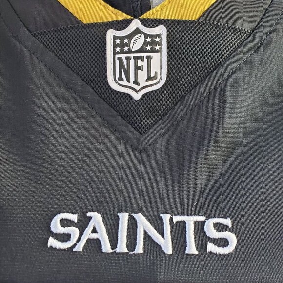 SAINTS Nike Men's Black White Football-NFL Jersey On Field Short Sleeve Small - Picture 13 of 15
